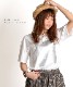 遊び心ある。メタリックプリント半袖Tシャツ の別カット