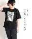 遊び心ある。メタリックプリント半袖Tシャツ の別カット