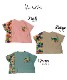 モダンな大人の可愛らしさ。花柄半袖Tシャツ の別カット
