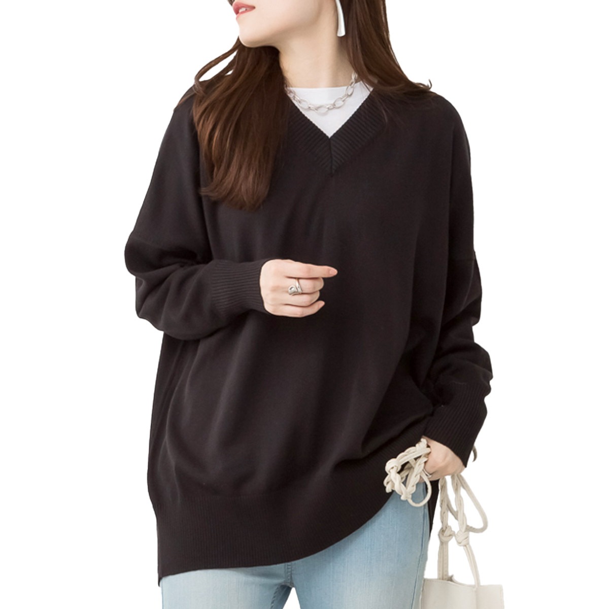 �������� ��ǥ����� V�ͥå� �˥å� �忴�Ϥ��äȤꡣV�ͥå��ɥ�ޥ󥻡����� �ɥ�ޥ󥹥꡼�� �ȥåץ� Ĺµ ���� ��ä��� �礭�������� �η����С� ��֥˥å� �ץ륪���С� ����ץ� ���줤�� �����奢�� ���ե��� ������� M L LL 3L 4L 5L