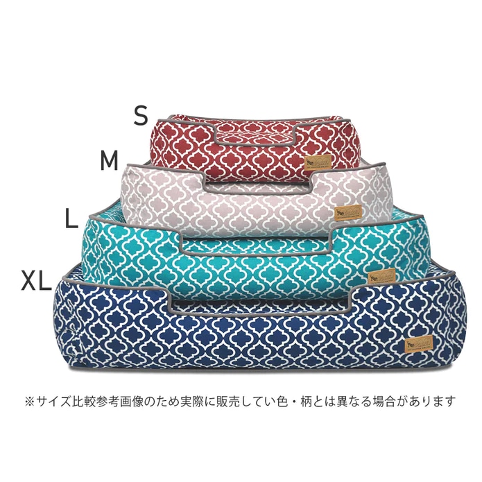 【M】P.L.A.Y. プレイ ラウンジベッド(オリジナルコレクション) アーバンデニム (チョコレート) 犬猫ペットベッド ペットソファ ROOKCRAN ルークラン