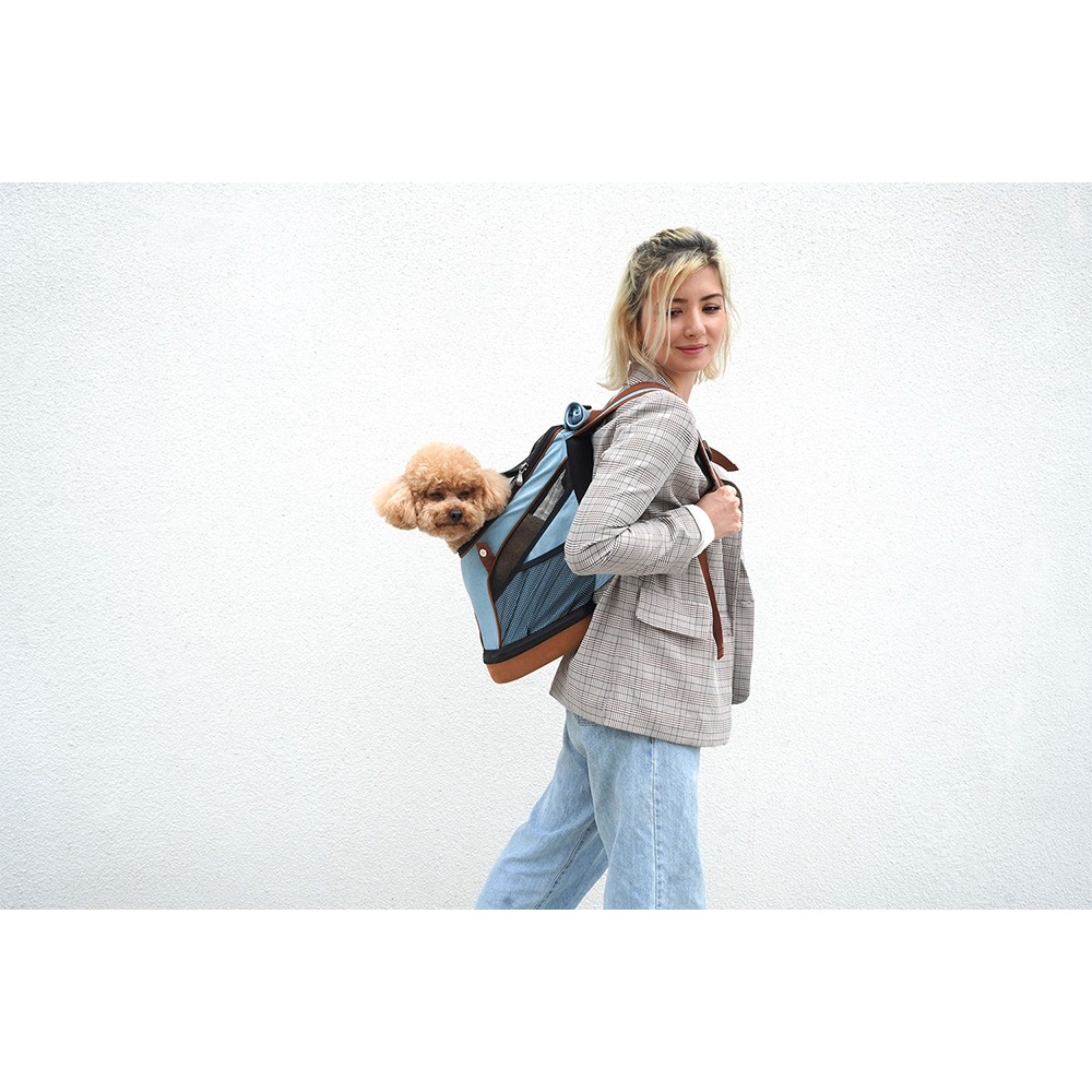 ibiyaya ペットキャリー リュック  ペットバックパック デニム 小型犬 猫 軽量 折りたたみ New Denim Fun Lightweight Pet Backpack イビヤヤ FC2131