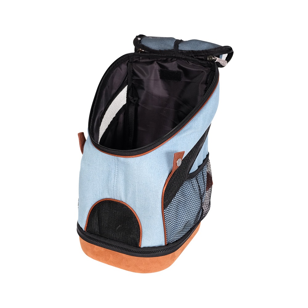 ibiyaya ペットキャリー リュック  ペットバックパック デニム 小型犬 猫 軽量 折りたたみ New Denim Fun Lightweight Pet Backpack イビヤヤ FC2131