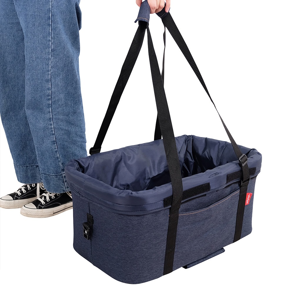 ibiyaya ニュークレオ トラベルシステム ペットストローラー 3WAY ペットカート (ブルージーンズ) 耐荷重約20kg New CLEO Travel System Pet Stroller イビヤヤ FS2191