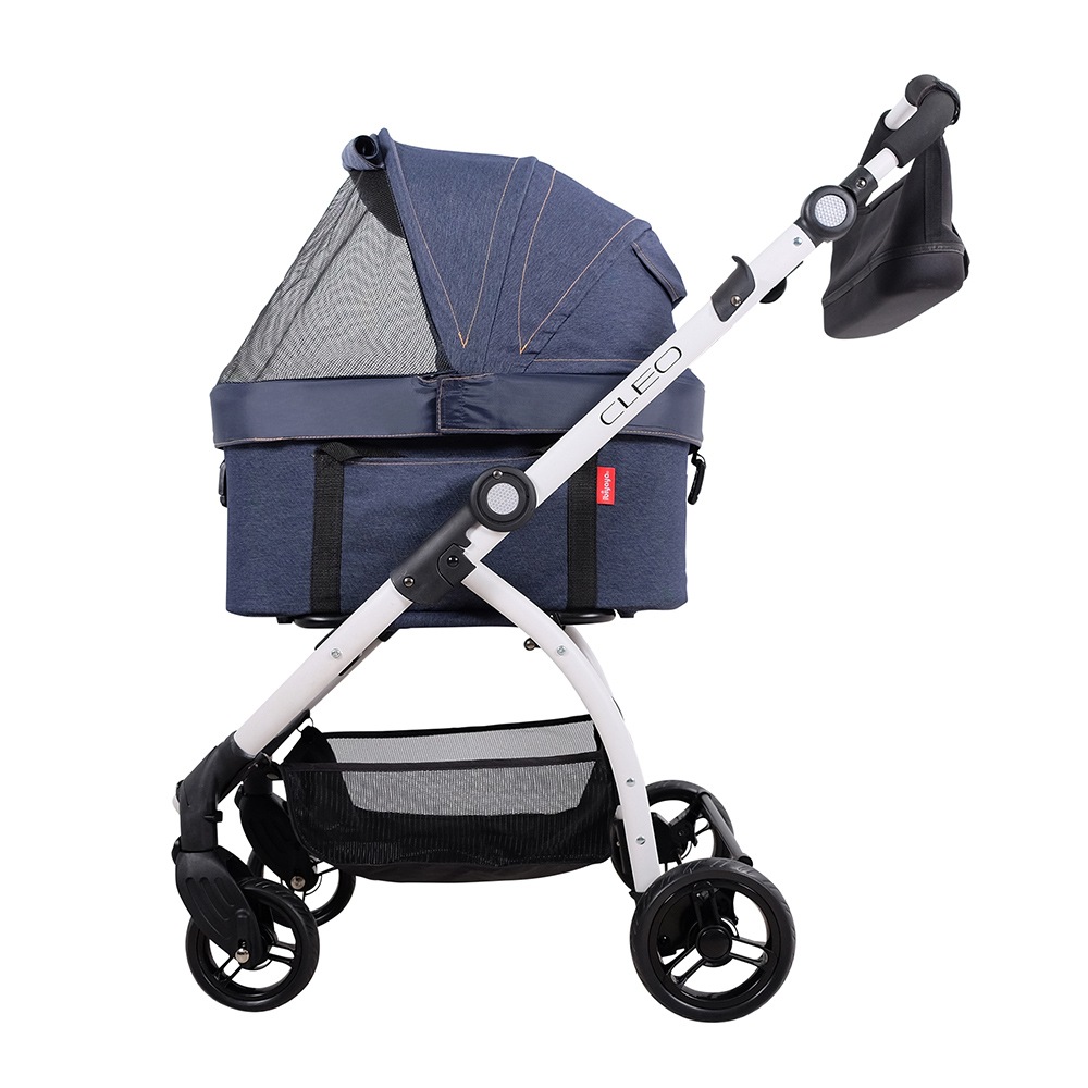 ibiyaya ニュークレオ トラベルシステム ペットストローラー 3WAY ペットカート (ブルージーンズ) 耐荷重約20kg New CLEO Travel System Pet Stroller イビヤヤ FS2191
