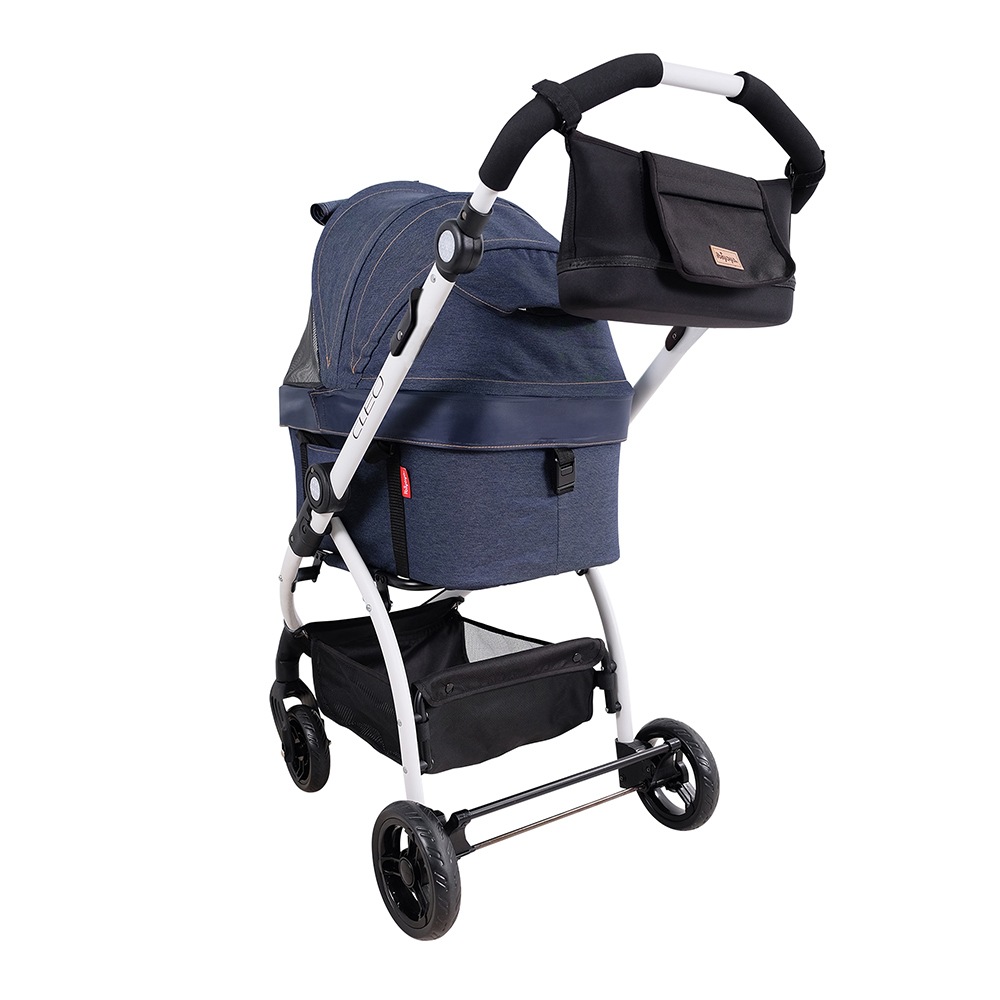 ibiyaya ニュークレオ トラベルシステム ペットストローラー 3WAY ペットカート (ブルージーンズ) 耐荷重約20kg New CLEO Travel System Pet Stroller イビヤヤ FS2191