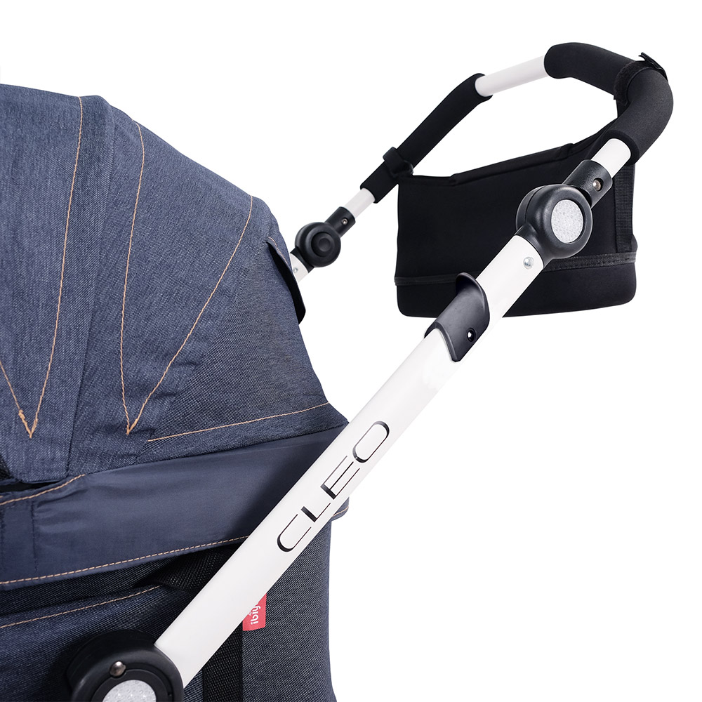 ibiyaya ニュークレオ トラベルシステム ペットストローラー 3WAY ペットカート (ブルージーンズ) 耐荷重約20kg New CLEO Travel System Pet Stroller イビヤヤ FS2191