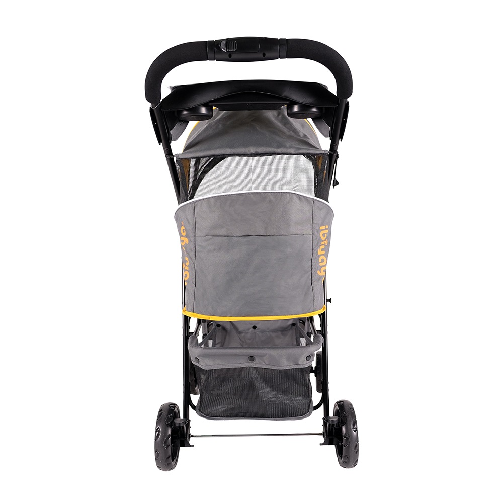 ibiyaya クラウド9 ペットストローラー ペットカート (マスタードイエロー) 耐荷重約20kg おすすめ 多頭 中型犬 小型犬 ブランド おしゃれ おでかけ Cloud 9 Pet Stroller イビヤヤ FS2010