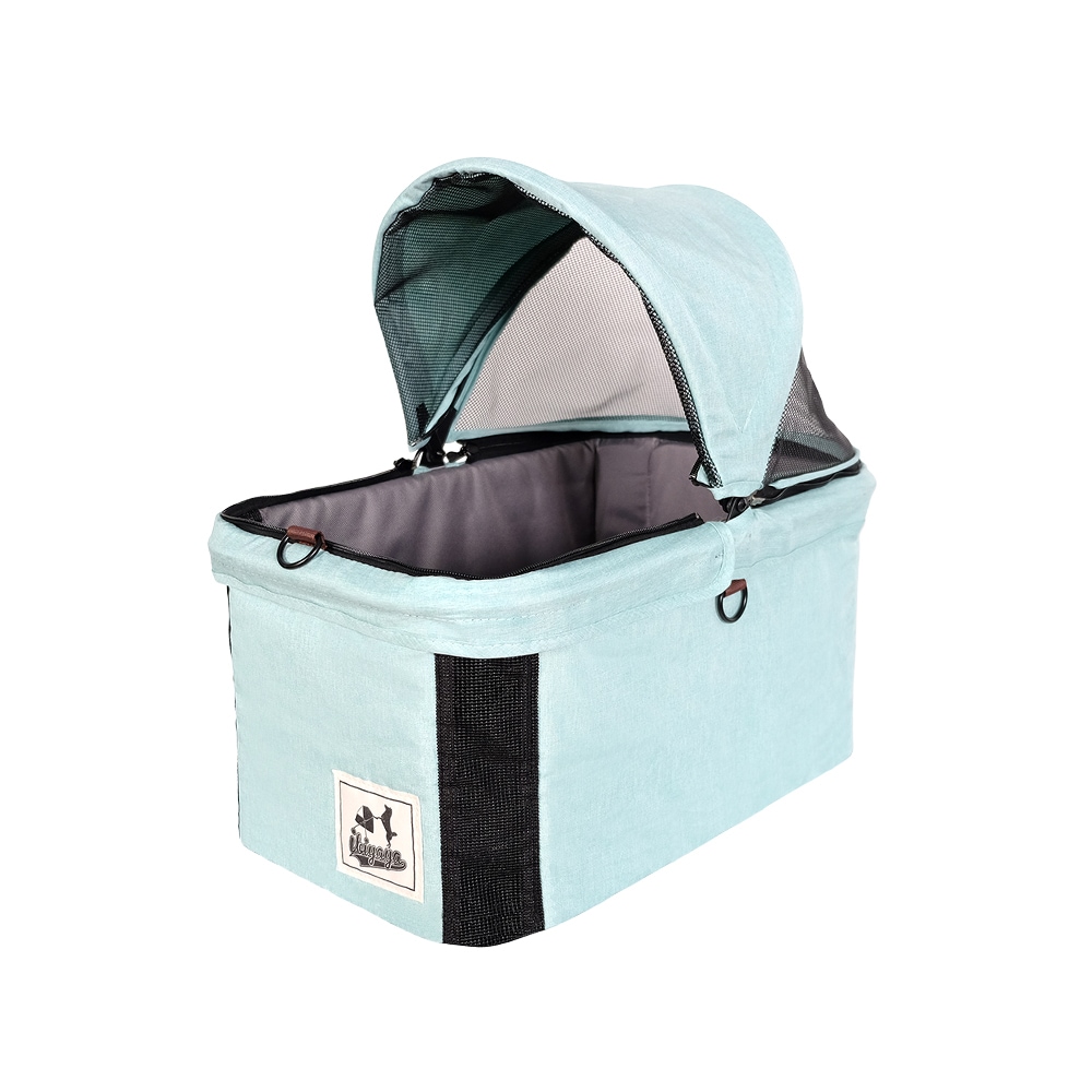 ibiyaya トラボイ トライフォールド ペットトラベルシステム 3WAY ペットカート (スペアミント) 耐荷重約15kg 4輪 Travois Tri-fold Pet Travel System イビヤヤ FS2011
