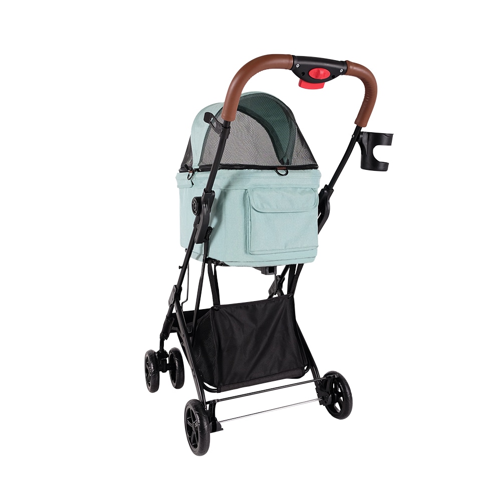 ibiyaya トラボイ トライフォールド ペットトラベルシステム 3WAY ペットカート (スペアミント) 耐荷重約15kg 4輪 Travois Tri-fold Pet Travel System イビヤヤ FS2011