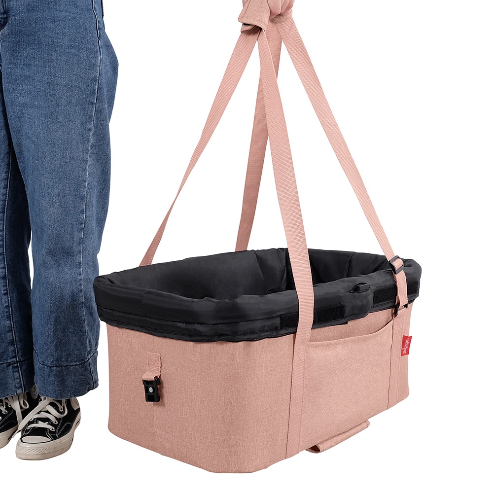 ibiyaya ニュークレオ トラベルシステム ペットストローラー 3WAY ペットカート (コーラルピンク) 耐荷重約20kg おすすめ 多頭 中型犬 小型犬 ブランド おしゃれ New CLEO Travel System Pet Stroller イビヤヤ FS2191