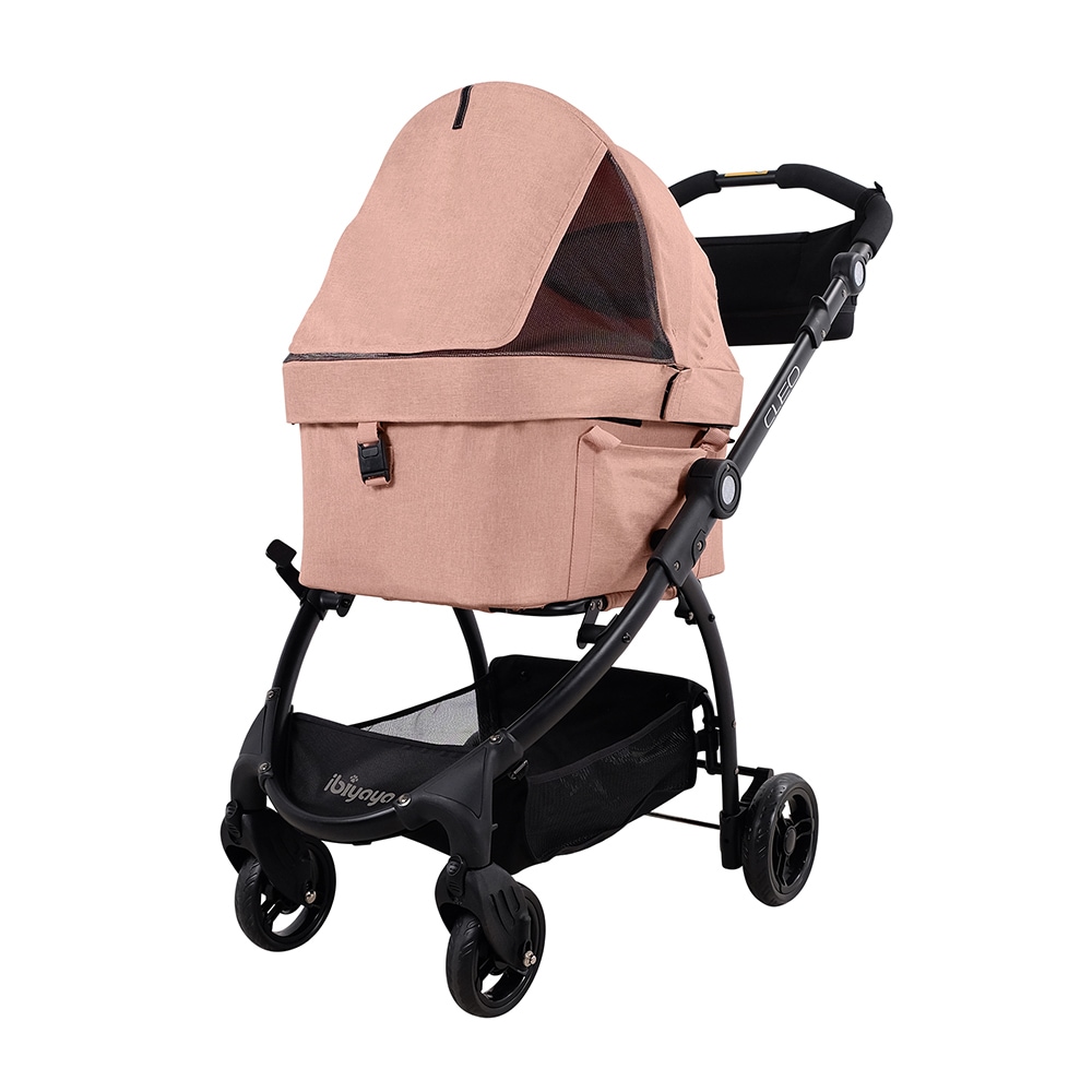 ibiyaya ニュークレオ トラベルシステム ペットストローラー 3WAY ペットカート (コーラルピンク) 耐荷重約20kg おすすめ 多頭 中型犬 小型犬 ブランド おしゃれ New CLEO Travel System Pet Stroller イビヤヤ FS2191