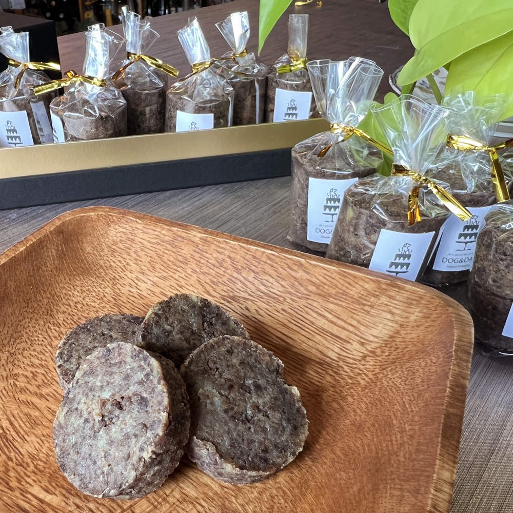 犬用鹿肉ソフトクッキー 肉ッキー 4個入×6袋 無添加 厳選素材 ワンちゃんの特別なご褒美おやつ【福岡より産地直送】【冷凍】