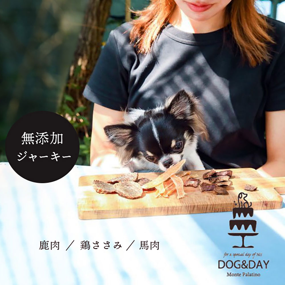 犬用 国産鶏ささみジャーキー(30g×2P) 福岡産鹿肉ジャーキー(60g)セット 無添加 ご褒美おやつ【福岡より産地直送】