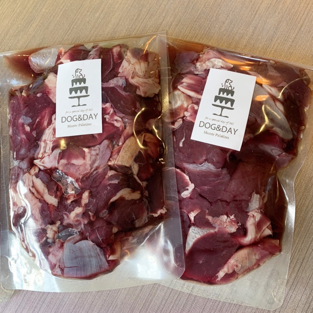 犬用鹿肉 手作りフード用鹿スジ肉 (200g×5袋) 加熱用 厳選素材 犬の手作りごはん【福岡より産地直送】