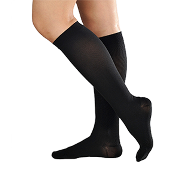 yyyyy　ショーツLL ハイソックスＬ アンシルク2 ハイソックス 18475 SSブラック 1足(取寄1週間