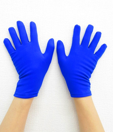 手袋を着用したフィギュア 手袋を着用したフィギュア