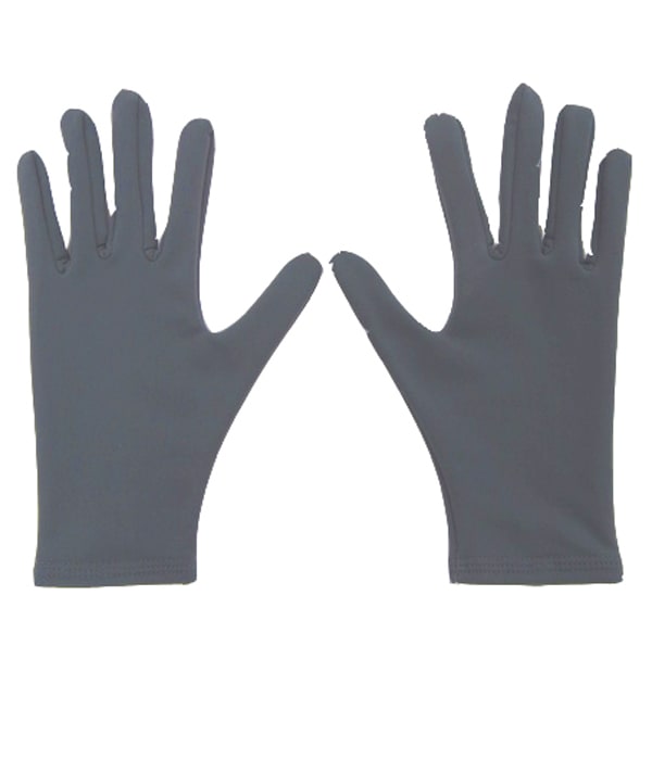 ぽかぽかスケート手袋 グレイ - フィギュアスケートのコスチューム新