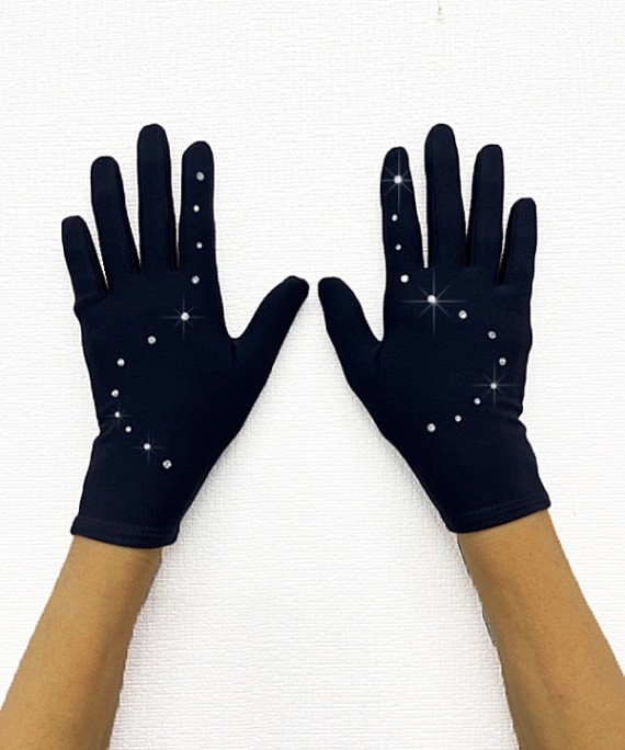 高機能スケート手袋 オービット ブラック - フィギュアスケートの