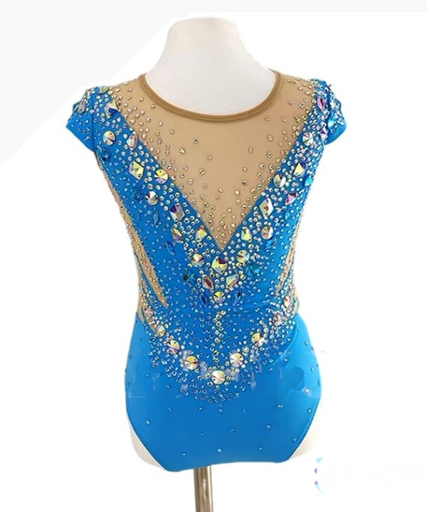 新体操　試合用　競技用　レオタード　スケート　競技用レオタード　新体操 新体操レオタード RGLHBD1347 - フィギュアスケートのコスチューム新