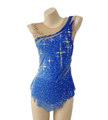 新品 unoa レオタード Degage【Blue ever after】M