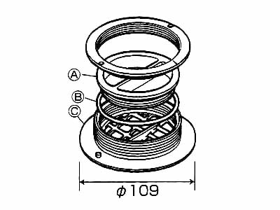 Gスカッパー(A00-62260-82)用Oリング(B) | 外装品,パーツ
