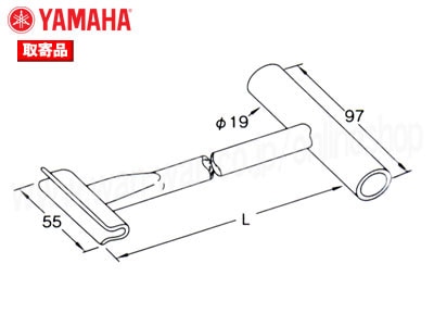 YAMAHA純正スカッパーハンドル | 外装品,パーツ（金属製