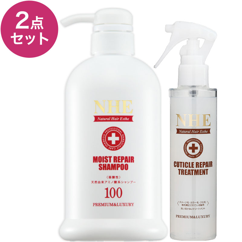 NHE ツヤ髪スタートセット　シャンプー&洗い流さないトリートメント