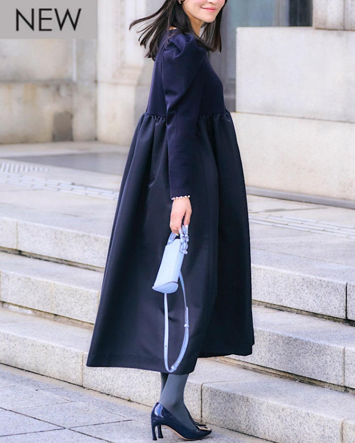 マーロンエノンフィ ティアードベストワンピース 🆕ティアードベスト