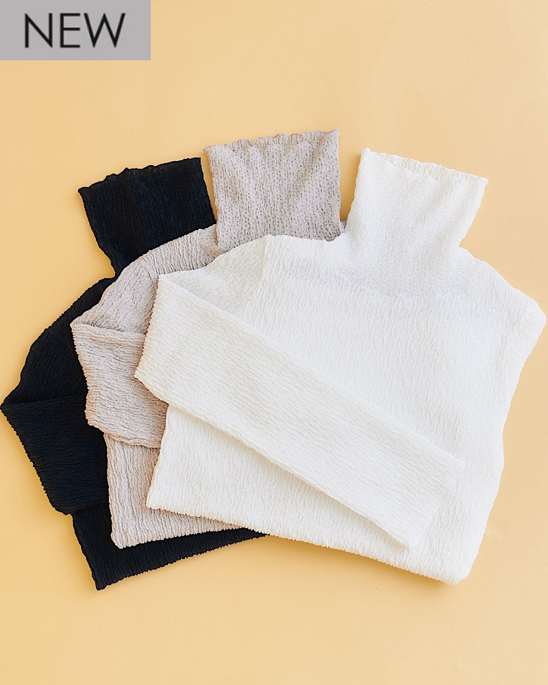 【残りわずか】ランダムハイネックトップス