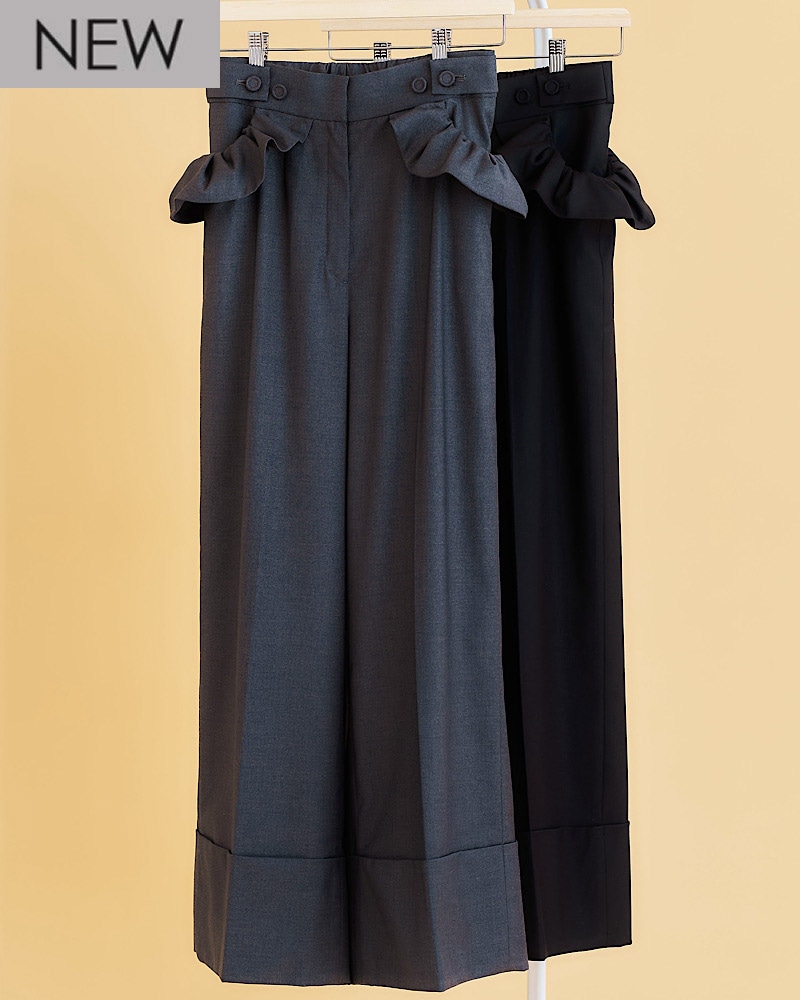 【残りわずか】フリルポケットパンツ