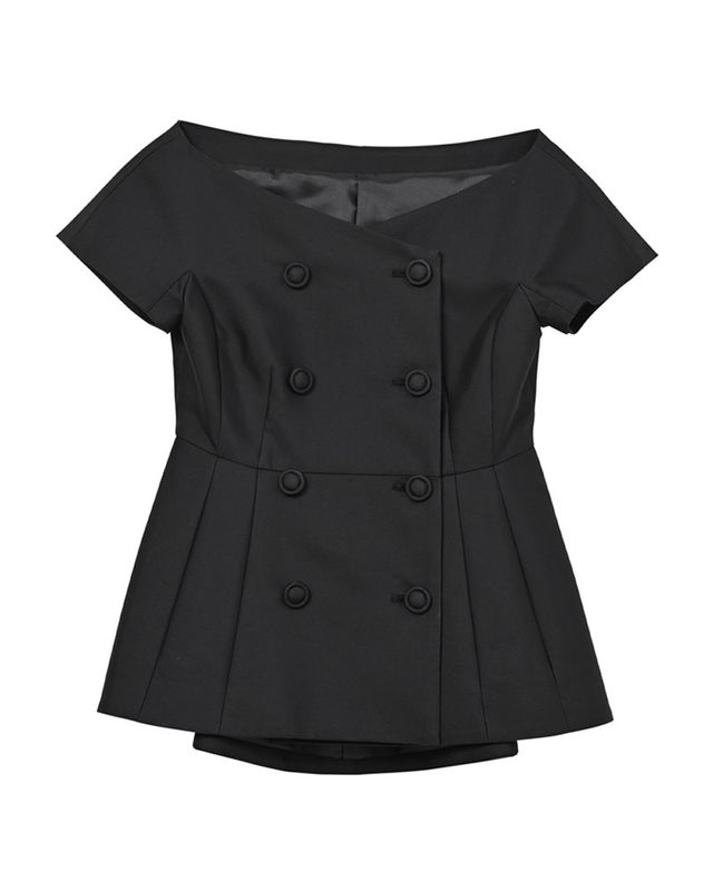 【残りわずか】ダブルボタンクラシカルジレ