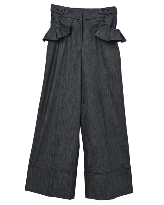 【残りわずか】フリルデニムパンツ