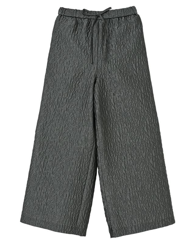 【残りわずか】ジャガードワイドイージーパンツ