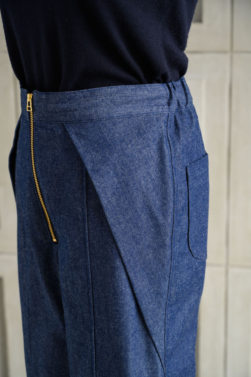 【final mark down sale】 フレアデニムパンツ