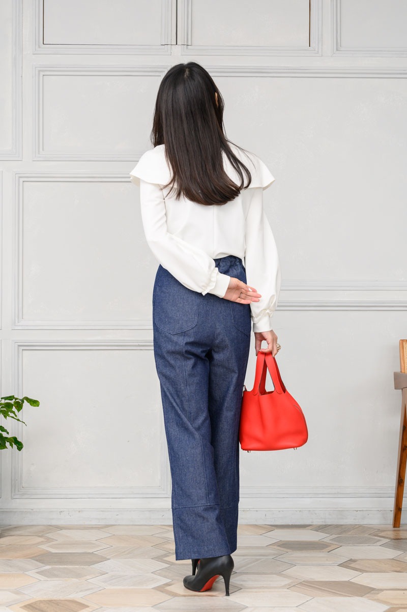 【final mark down sale】 フレアデニムパンツ