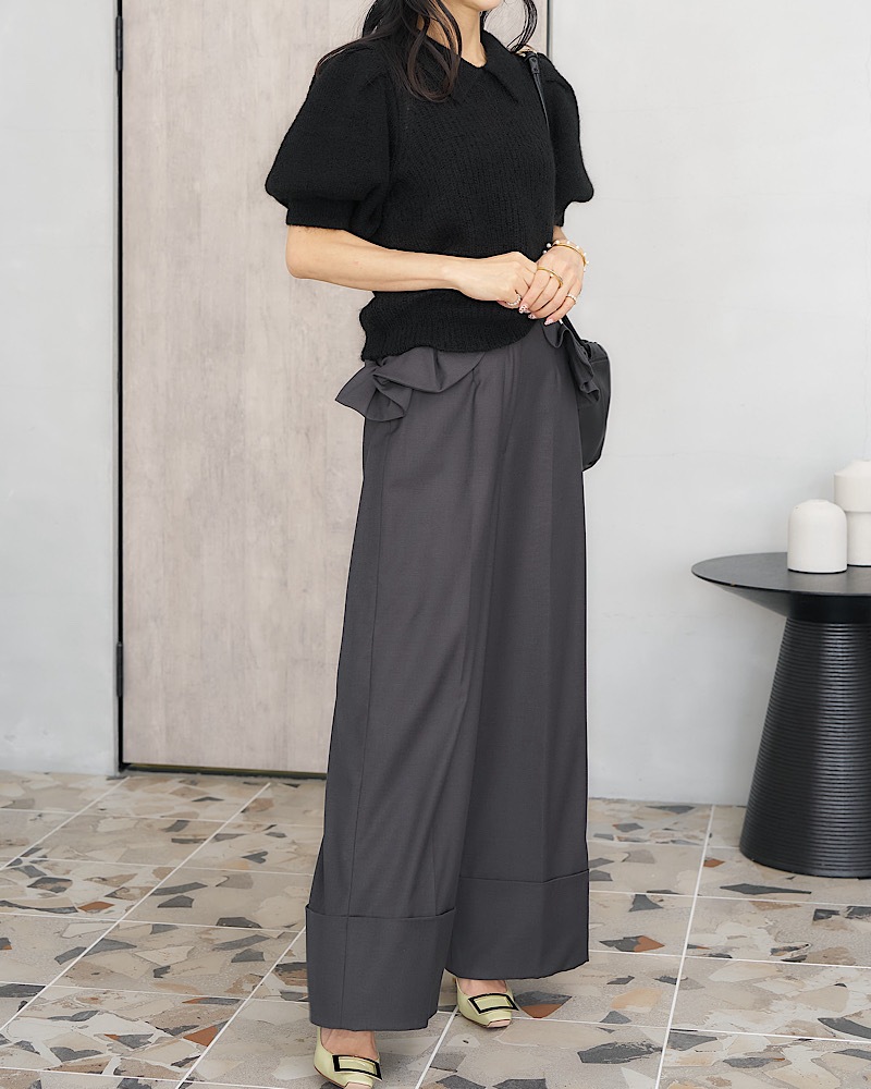 【残りわずか】フリルポケットパンツ