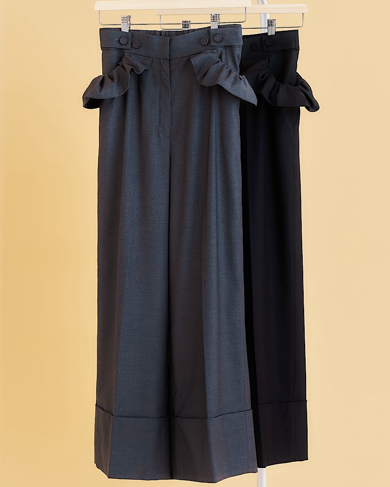 【残りわずか】フリルポケットパンツ