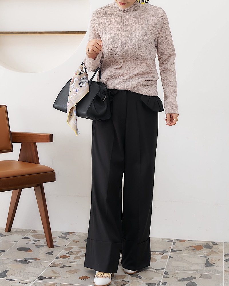 【残りわずか】フリルポケットパンツ