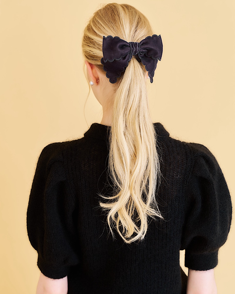 【残りわずか】スカラップベロアシュシュ