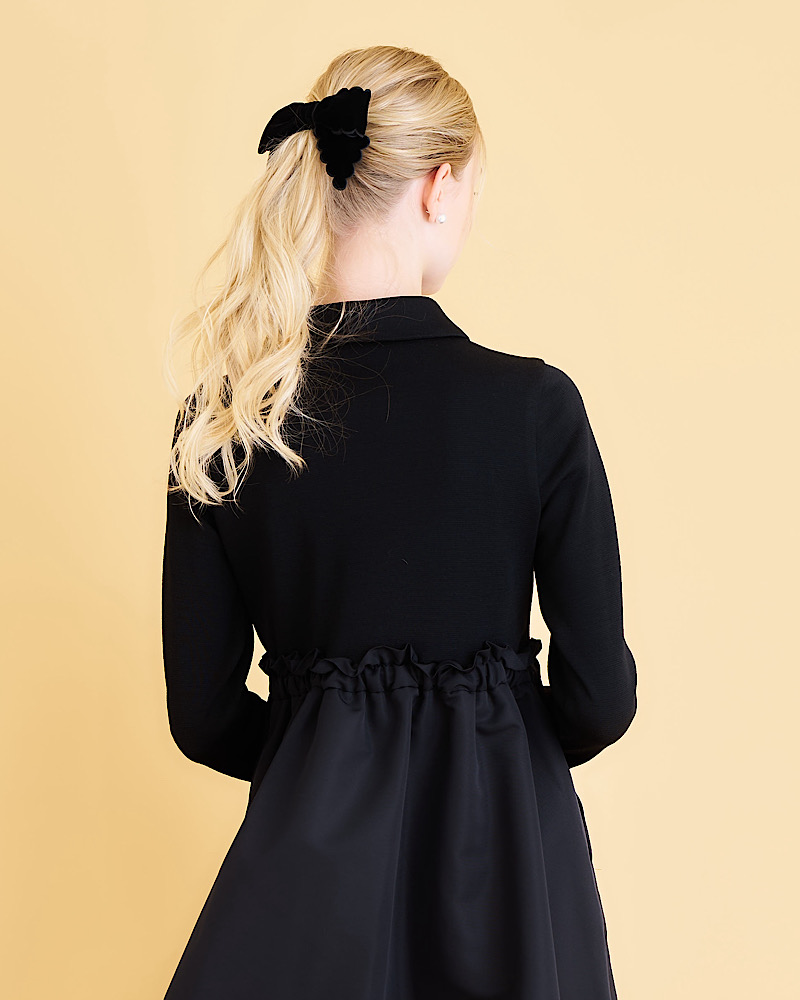 【残りわずか】スカラップベロアシュシュ