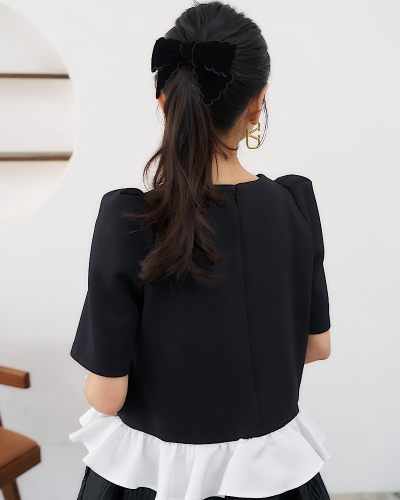 【残りわずか】スカラップベロアシュシュ