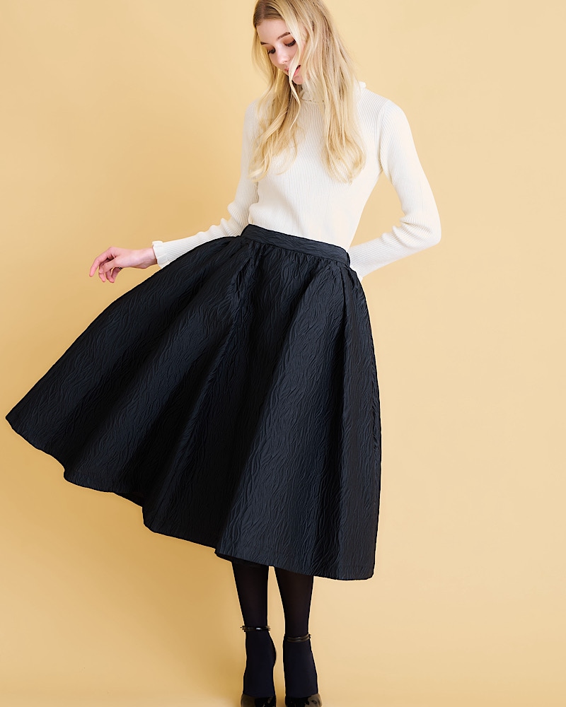 ハイネックフリルニット | Tops | MARONENONFEE マーロンエノン