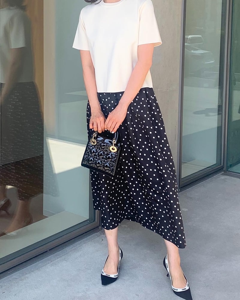 【final mark down sale】 flare dot skirt