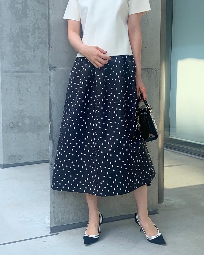 【final mark down sale】 flare dot skirt