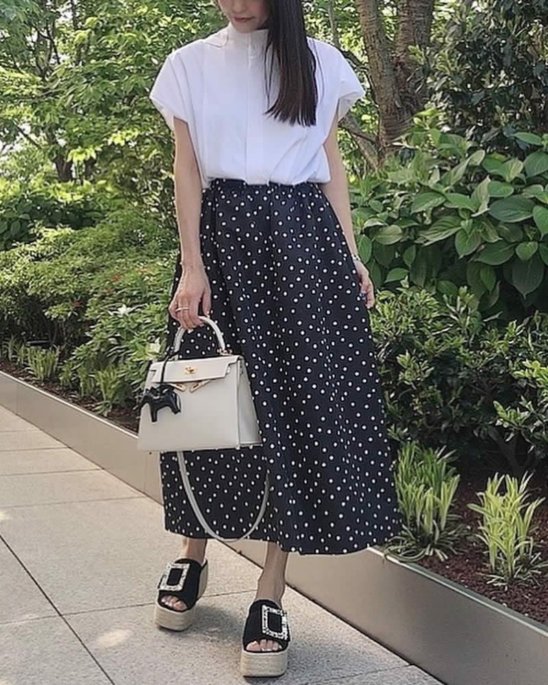 【final mark down sale】 flare dot skirt
