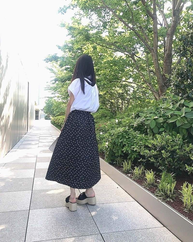 【final mark down sale】 flare dot skirt