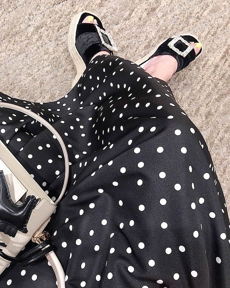 【final mark down sale】 flare dot skirt