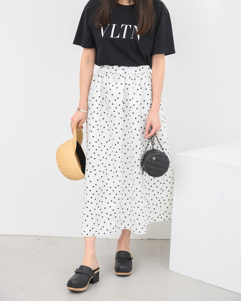 【final mark down sale】 flare dot skirt