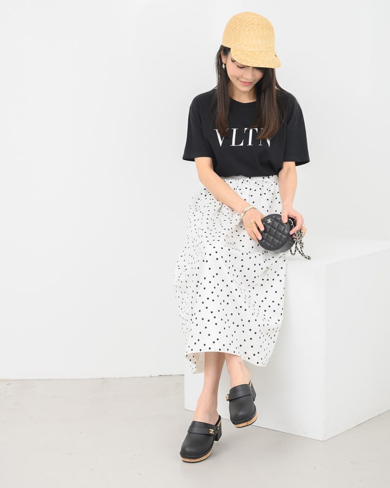 【final mark down sale】 flare dot skirt